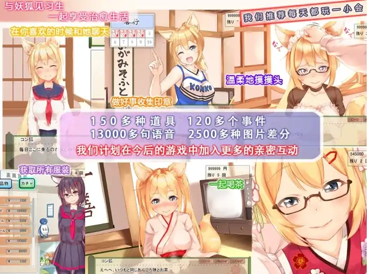 图片[1]-安卓+电脑【神作/全动态/CV/养成】我与空狐的日常-大壮社区
