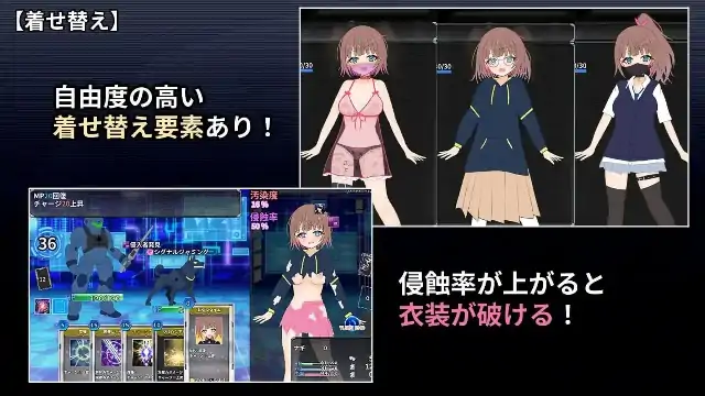 图片[2]-安卓+电脑【探索RPG/换装/战斗H】幻装少女娜姬.赛博色情陷阱地牢潜入录 v1.0骑-大壮社区